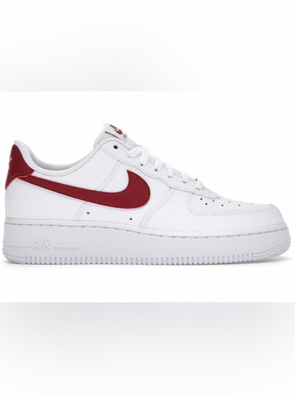Nike Air Force 1 Low 'White Team Red' Sneakers. Men’s size 10.